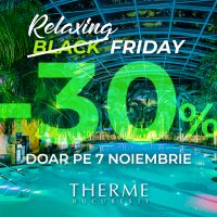 Therme București transformă Black Friday în Relaxing Friday: cumpără timp pentru tine sau dăruiește relaxare la (…)