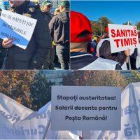 Protest masiv în Piața Victoriei. Pădurari, profesori, asistenți sociali cer guvernanților majorarea salariilor: (…)