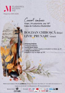 Filarmonica MOLDOVA din Iași vă invită la concertele din 24 și 31 octombrie