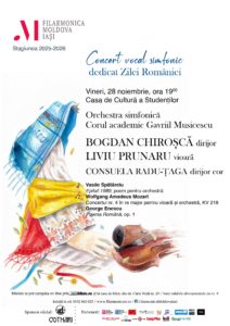 Filarmonica MOLDOVA din Iași vă invită la concertele din 28 și 29 noiembrie!