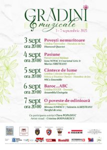Rădăuți: „Grădini muzicale” – eveniment inedit, care potențează cultura în cadru natural prin muzică, teatru și (…)
