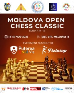 Moldova Open Chess Classic – ediția a IV-a Iași, 14–16 noiembrie 2025