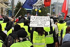 Proteste ale Vestelor Galbene în Franța