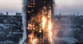 Incendiu uriaş într-un bloc-turn din Londra