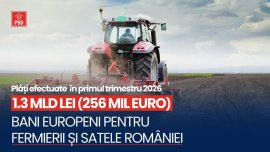 Ministrul Agriculturii, Florin Barbu: Continuăm să dezvoltăm fermele și satele României folosind fondurile europene