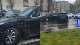 Accident grav în Galați provocat de un șofer băut. Un polițist de 20 de ani, proaspăt ieșit din tură, a fost rănit