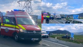 Tragedie pe DN 66, în Hunedoara! Un bărbat a murit, iar alte patru persoane au fost rănite