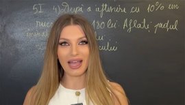 Test IQ cu profa Loredana de la Survivor | După o ieftinire cu 10%, un rucsac costă 180 lei. Aflați prețul&nbsp;(…)