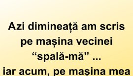 Bancul sfârșitului de săptămână | Mașina vecinei