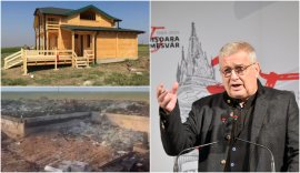 Casa din Dolj a lui Mircea Dinescu a ars din temelii. Există suspiciuni că incendiul ar fi fost provocat