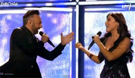 Paula Seling și Ovi, România, în finala Eurovision 2014, cu piesa "Miracle"