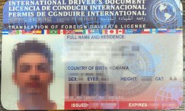 Minor din Dolj, oprit la volan cu un permis fals care părea emis în SUA