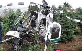Un elicopter s-a prăbuşit la Tulcea