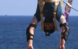 Power Couple România 2026. Cum s-a descurcat cuplul Adda și Cătălin Rizea la proba de pedalat cu capul în jos