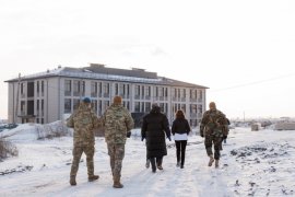 Maia Sandu a mers într-o vizită de inspectare a lucrărilor de construcție a unei noi unități militare