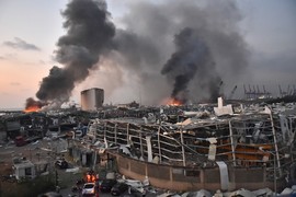 Un nou incendiu în Beirut, ultimele știri