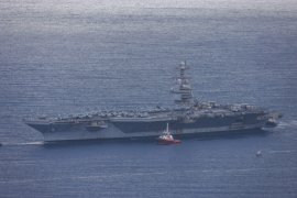 Cel mai mare portavion din lume, USS Gerald Ford, s-a întors în Orientul Mijlociu