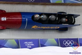 Echipajul de bob-4 al României, pe locul 16 după primele două manşe a Jocurile Olimpice