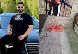 Sicriul lui Gabriel a ajuns acasă. Ambulanța a intervenit de urgență, după ce familia și iubita au cedat