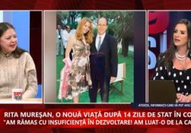 Mărturisire cutremurătoare la Spynews TV. Rita Mureșan, despre coma care i-a schimbat viața: „Nu mai știam să&nbsp;(…)