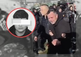 Imaginile durerii cu tatăl lui Mario Berinde, adus din penitenciar sub escortă. Adolescentul de 15 ani din Cenei,&nbsp;(…)