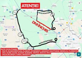 DN1 se va închide temporar pentru trei zile. Care sunt rutele alternative