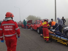 Accident grav pe A2