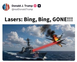 „Lasers: Bing, bing”. Postările bizare ale lui Trump pe Truth Social reaprind întrebările despre starea sa mentală