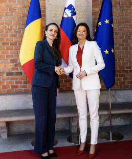 MAE: Vizita oficială a ministrului Oana Țoiu în Slovenia, prima la acest nivel după cinci ani