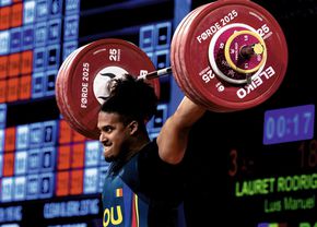 Luis Lauret Rodriguez a cucerit argintul pentru România la Campionatele Mondiale de Haltere din Norvegia