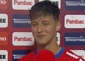 Andrei Dăncuș, 16 ani, în premieră titular la FCSB: „Ce notă mi-aș da?”