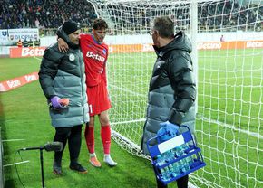 Miculescu, accidentare serioasă la Bistrița: dus la spital