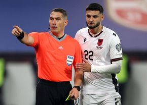 Serbia - Albania: GOL în prelungirile primei reprize! Istvan Kovacs, nevoit să intervină imediat