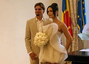 Răzvan Marin s-a căsătorit cu Crina » Ianis și Elena Hagi, printre invitații de onoare
