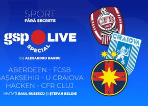 GSP Live Special cu Barbu, Rusescu și Beldie » FCSB, CFR Cluj și Universitatea Craiova dau „barajul” pentru grupe!