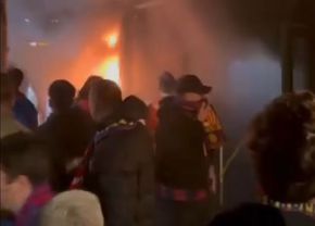 Scene neplăcute înainte de Club Brugge - Barcelona: fanii catalanilor au aprins torțe în autocar, iar vehiculul a (…)