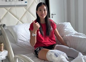 Vedeta Gloriei Bistrița, operată cu succes, după ce și-a rupt ligamentul încrucișat anterior al genunchiului drept