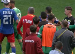 Daniel Oprița, de necontrolat » Scandal-monstru la Steaua - Dumbrăvița: scene reprobabile