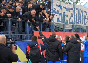 „Joacă, bă, Rădoi, cu echipa bună!” » Scandal după Metaloglobus - Craiova: jucătorii au intrat în gura fanilor