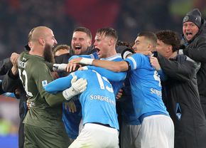 Napoli a câștigat la Roma și a depășit-o pe Inter