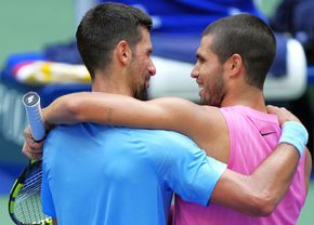 Scena de la fileu după semifinala Djokovic - Alcaraz, de la US Open, face înconjurul lumii