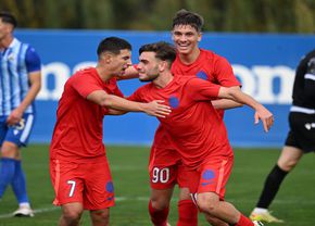 Toma și Stoian o califică pe FCSB U19 mai departe în Youth League, într-un meci cu 5 goluri