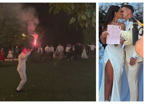 Nunta sezonului la Dinamo! Fotbalistul a făcut pasul cel mare: petrecere în stil ultras, cu torțe și scandări