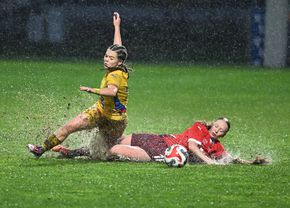 Imagini SPECTACULOASE de la meciul echipei naționale feminine de junioare Under 17