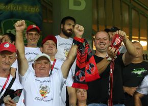 Harta Ungariei Mari la Csikszereda - Dinamo » Ce s-a auzit în tribune la Miercurea Ciuc și scenografia pregătită