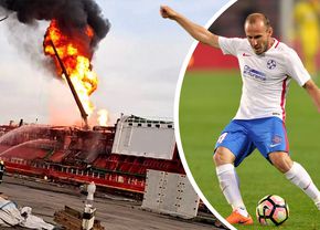 Tulceanul cu meciuri și un trofeu la FCSB e aproape de scenele alarmante de pe Dunăre, unde o navă în flăcări riscă (…)