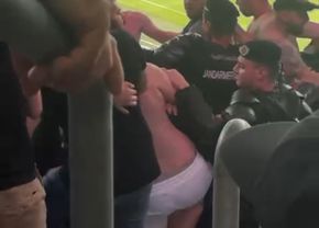 Scandal la Universitatea Craiova - FC Argeș! Jandarmeria a trebuit să intervină
