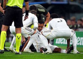 Ghinion teribil pentru vedeta lui Real Madrid » Scos după 5 minute la primul meci din Champions League