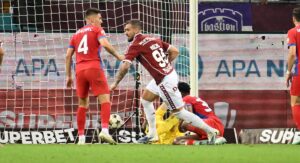 Elvir Koljic, în extaz după ce a marcat o “dublă” în Rapid – FCSB 2-2: “L-am prins pe picior greşit pe Târnovanu”
