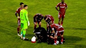 Emoţii pentru Costel Gâlcă! Elvir Koljic s-a accidentat în meciul FC Argeş – Rapid